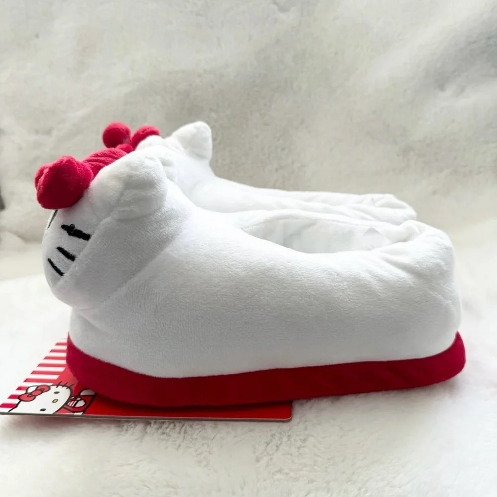*NEW* Hello Kitty Slippers -  Red Bow Size M/L  7-8 - Picture 6 of 6
